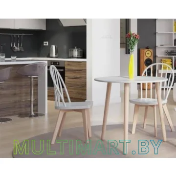 Обеденный стол LoftyHome Oak-80 VC4005-80-W (белый) картинка 3
